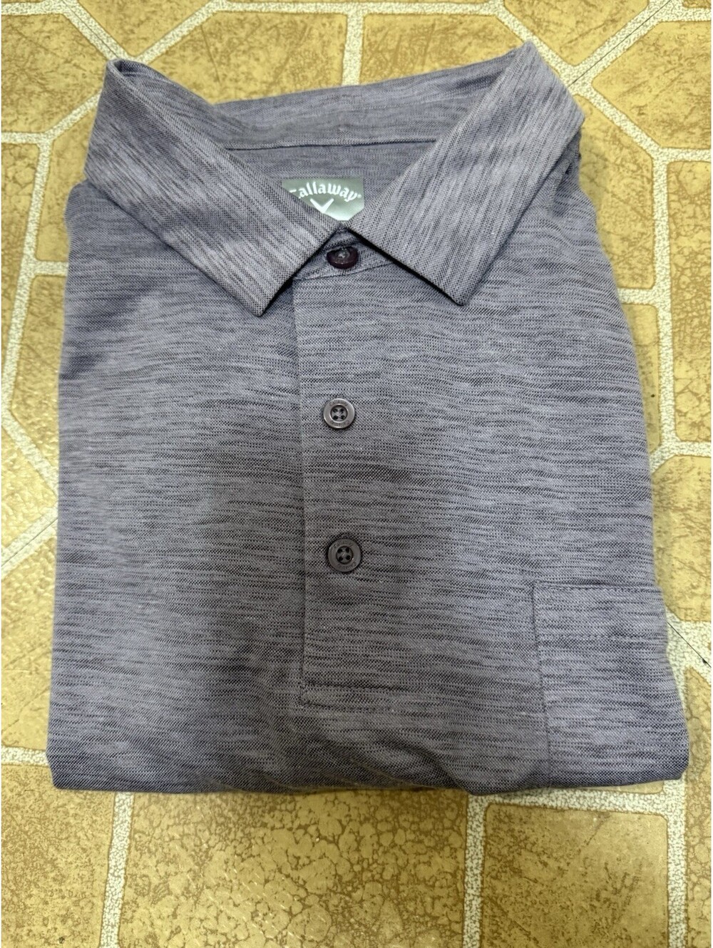 Callaway Golf Polo Mens 2XL Purple Performance EUC